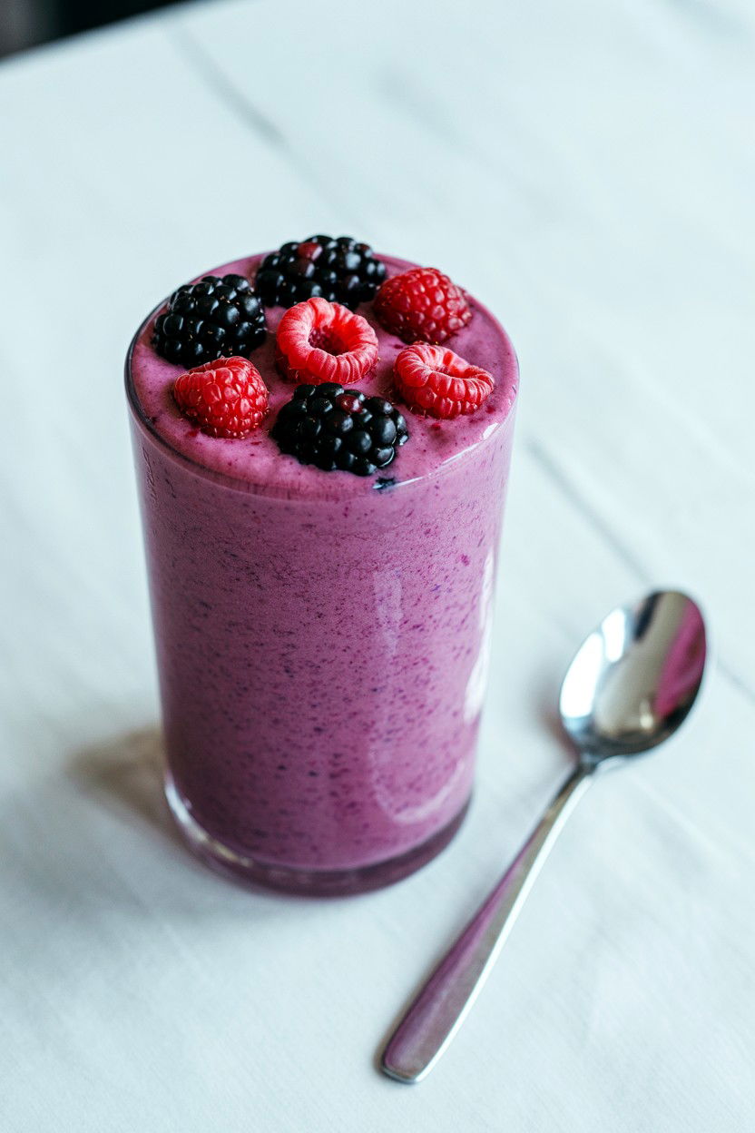 Mixed Berry Smoothie - 25 Valentine's Day Smoothie Recipes