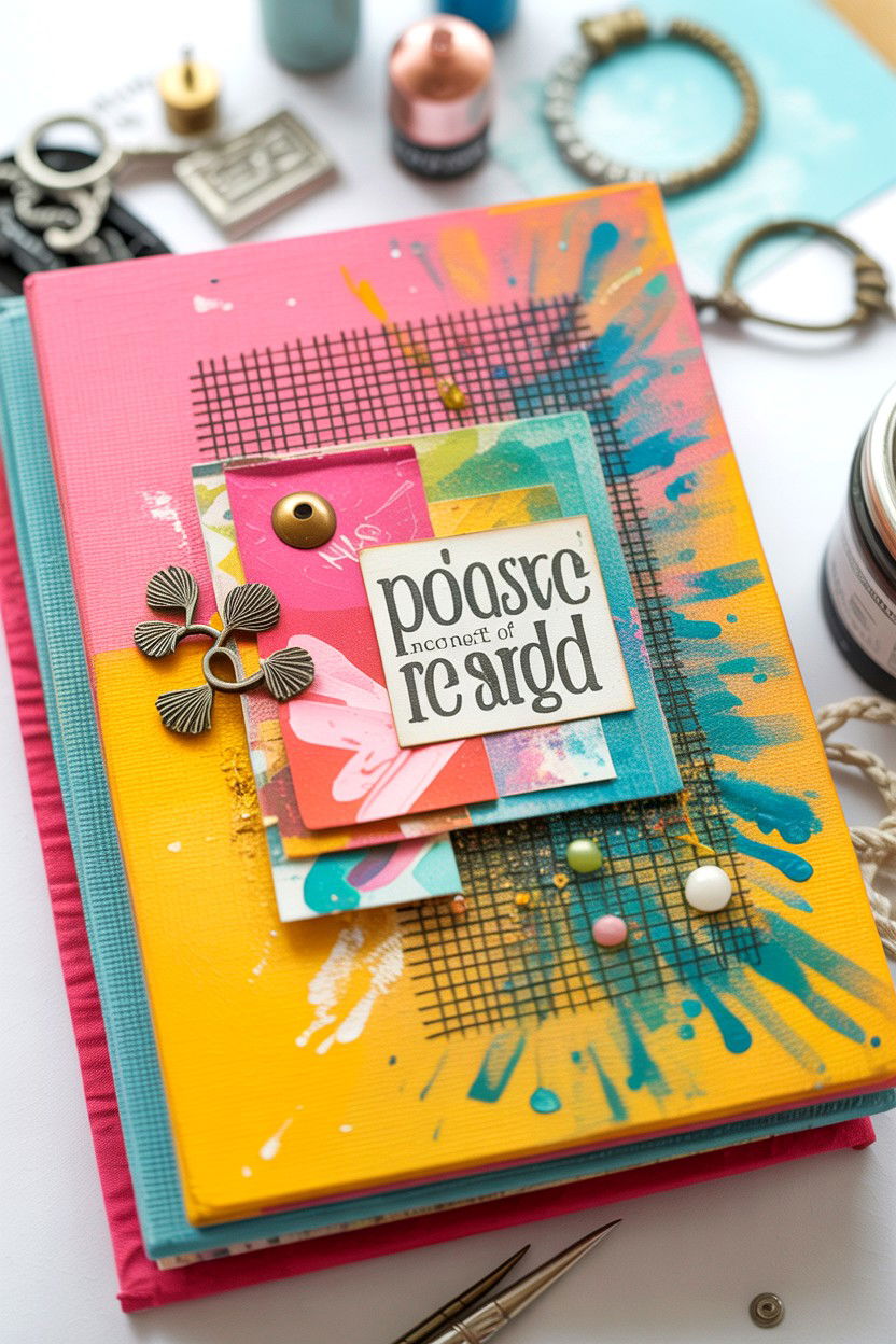 Mixed Media Scrapbook - 25 Valentine's Day Scrapbook Layout Ideas