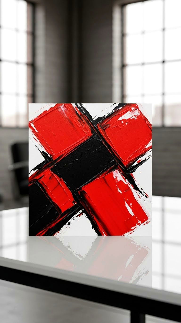Modern Abstract Valentine - 25 valentine's day card designs