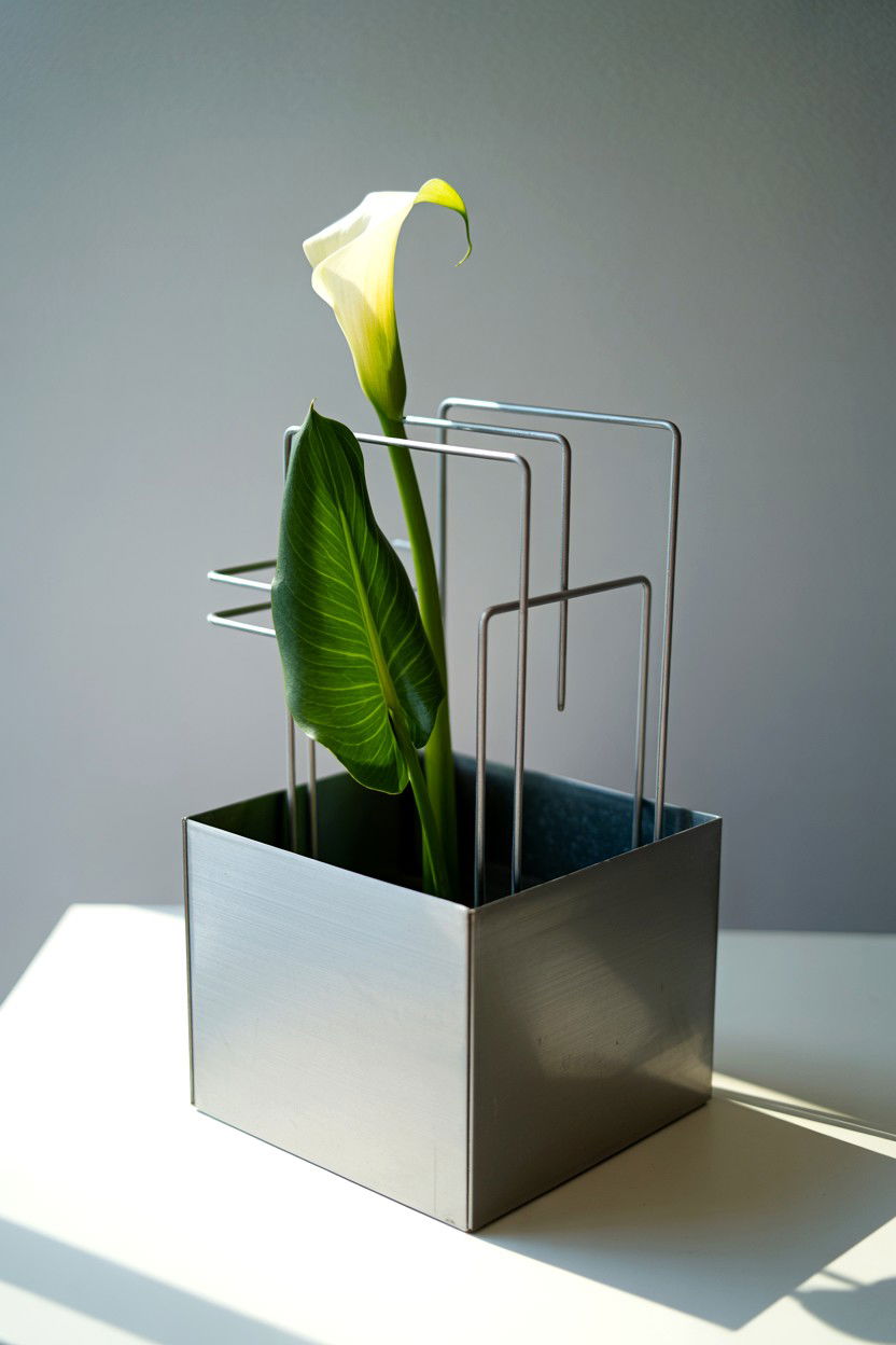 Modern Flower Box - 25 Valentine's Day Flower Box Ideas