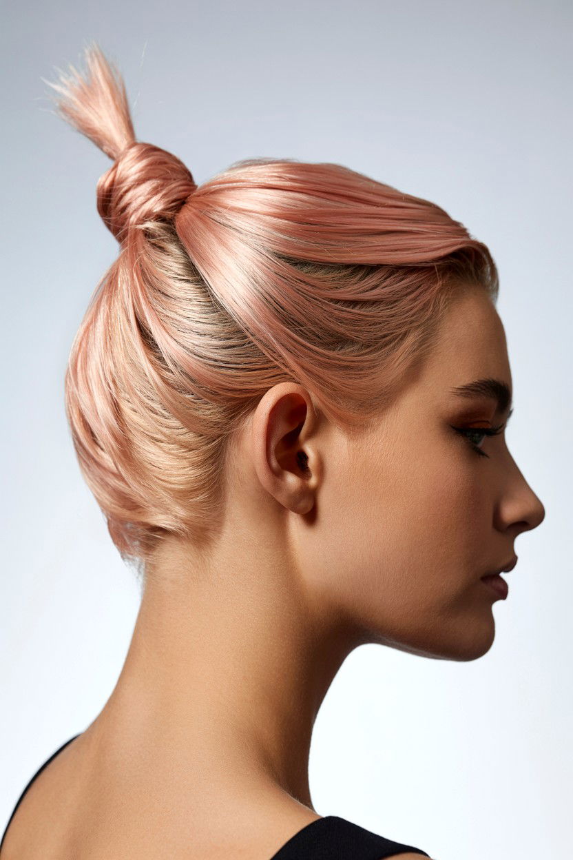 Modern French Twist - 25 Valentine's Day French Twist Ideas