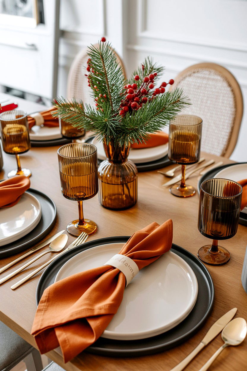 Modern Table Setting - 25 Modern Valentine's Day Decor Ideas