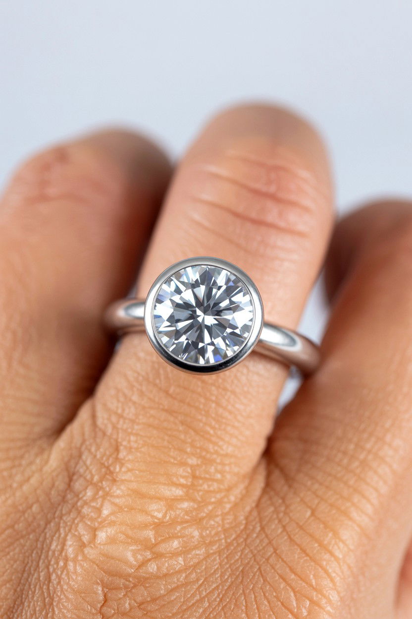 Moissanite Ring - 25 Valentine's Day Promise Ring Ideas