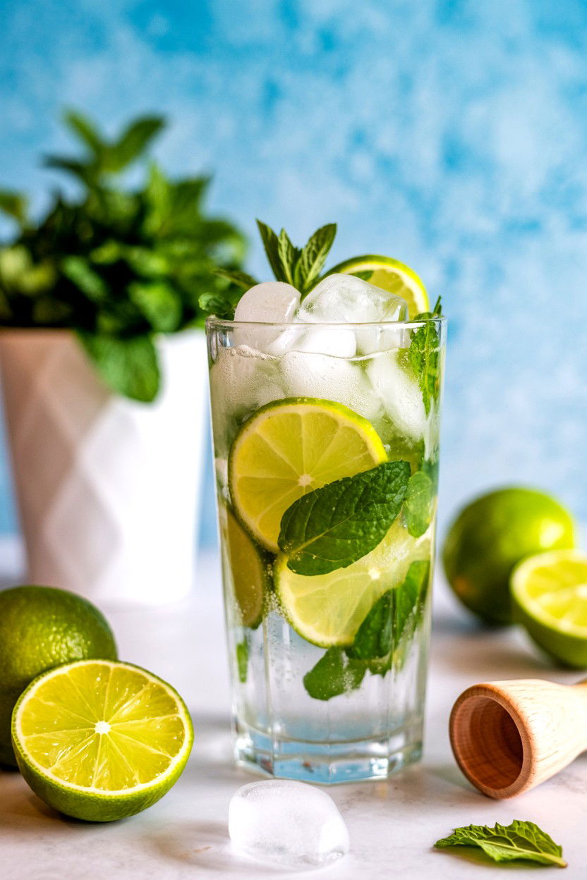 Mojito Mocktail - 25 Valentine's Day Sparkling Drink Ideas