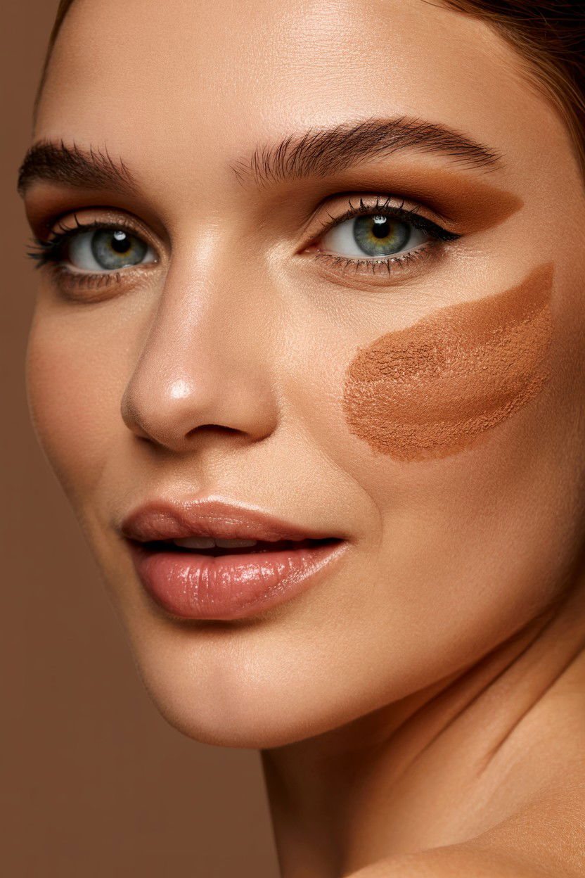 Monochromatic Bronze Look - 25 Valentine's Day Bronzer Looks