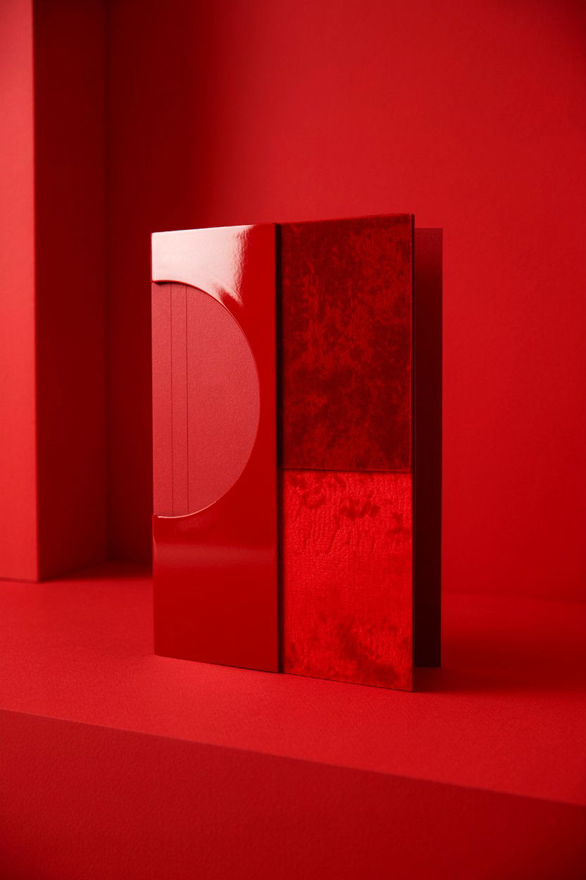 Monochromatic Red Card - 25 Elegant Valentine's Day Card Ideas