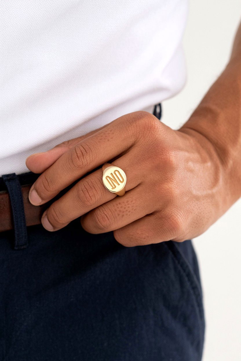 Monogram Signet Ring - 25 Valentine's Day Personalized Jewelry Ideas