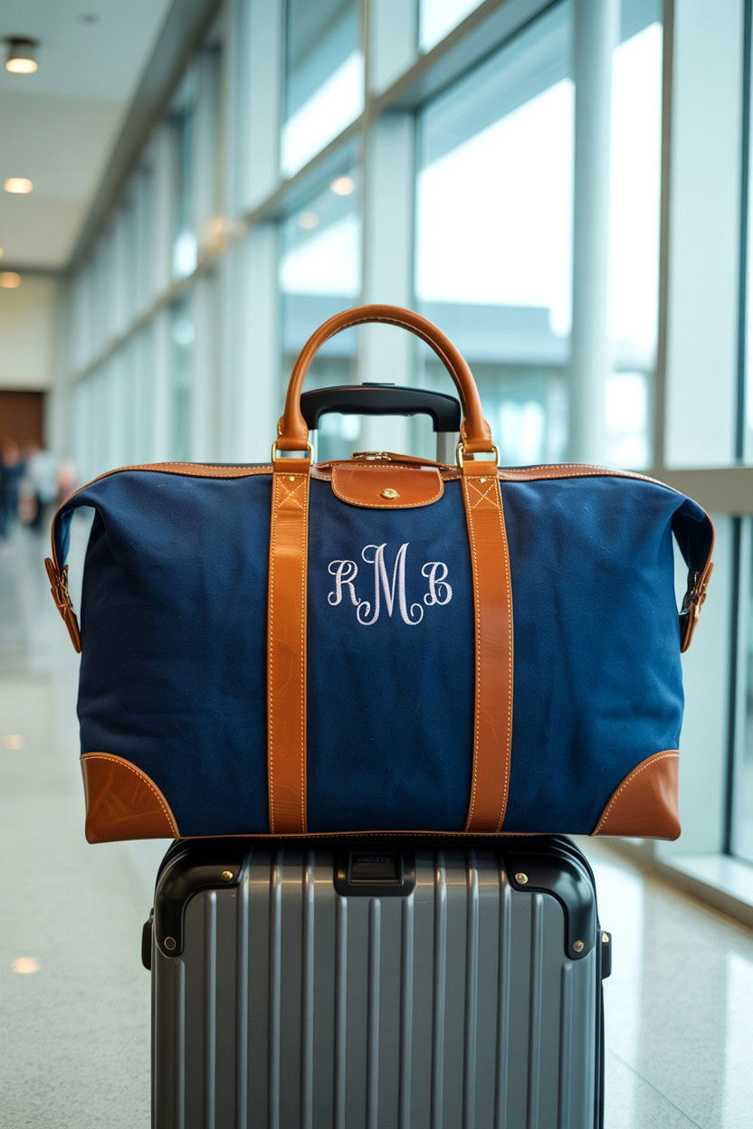 Monogrammed Weekender Bag - 25 Personalized Valentine's Day Gifts for Him