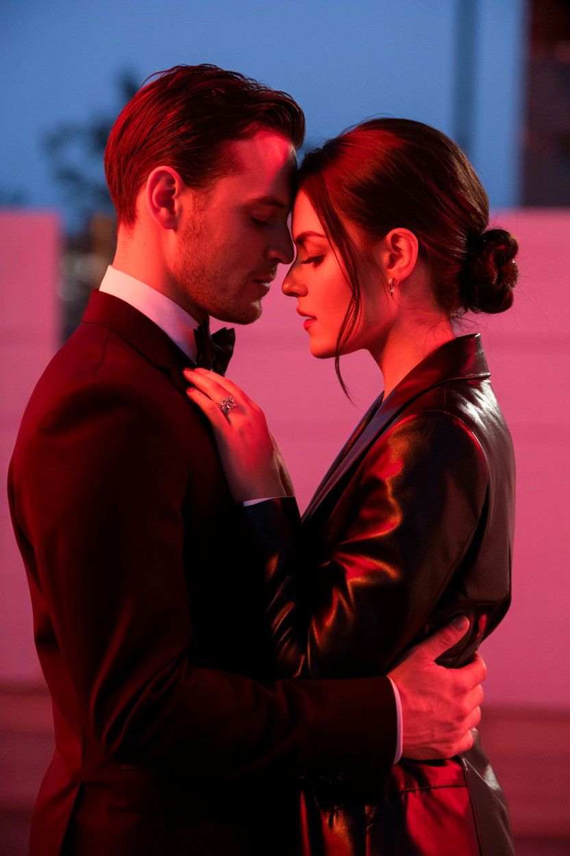 Moody dark red preset - 25 Valentine's Day Photo Editing Ideas