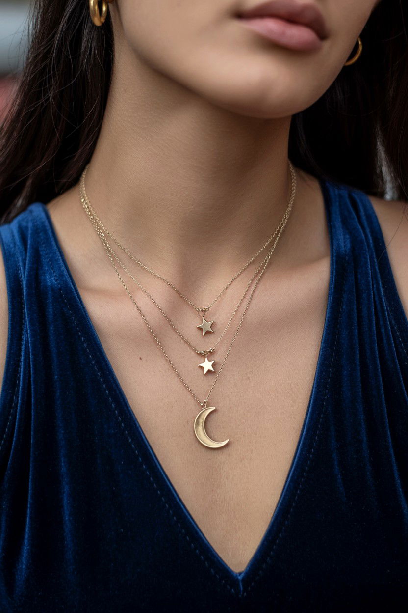 Moon And Star Jewelry - 25 Valentine's Day Jewelry Gift Ideas