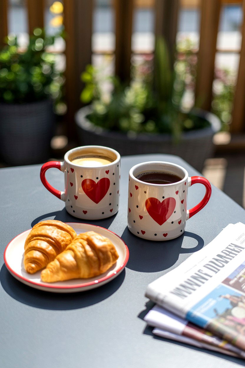 Morning Coffee Date - 25 Valentine's Day Ideas for Parents