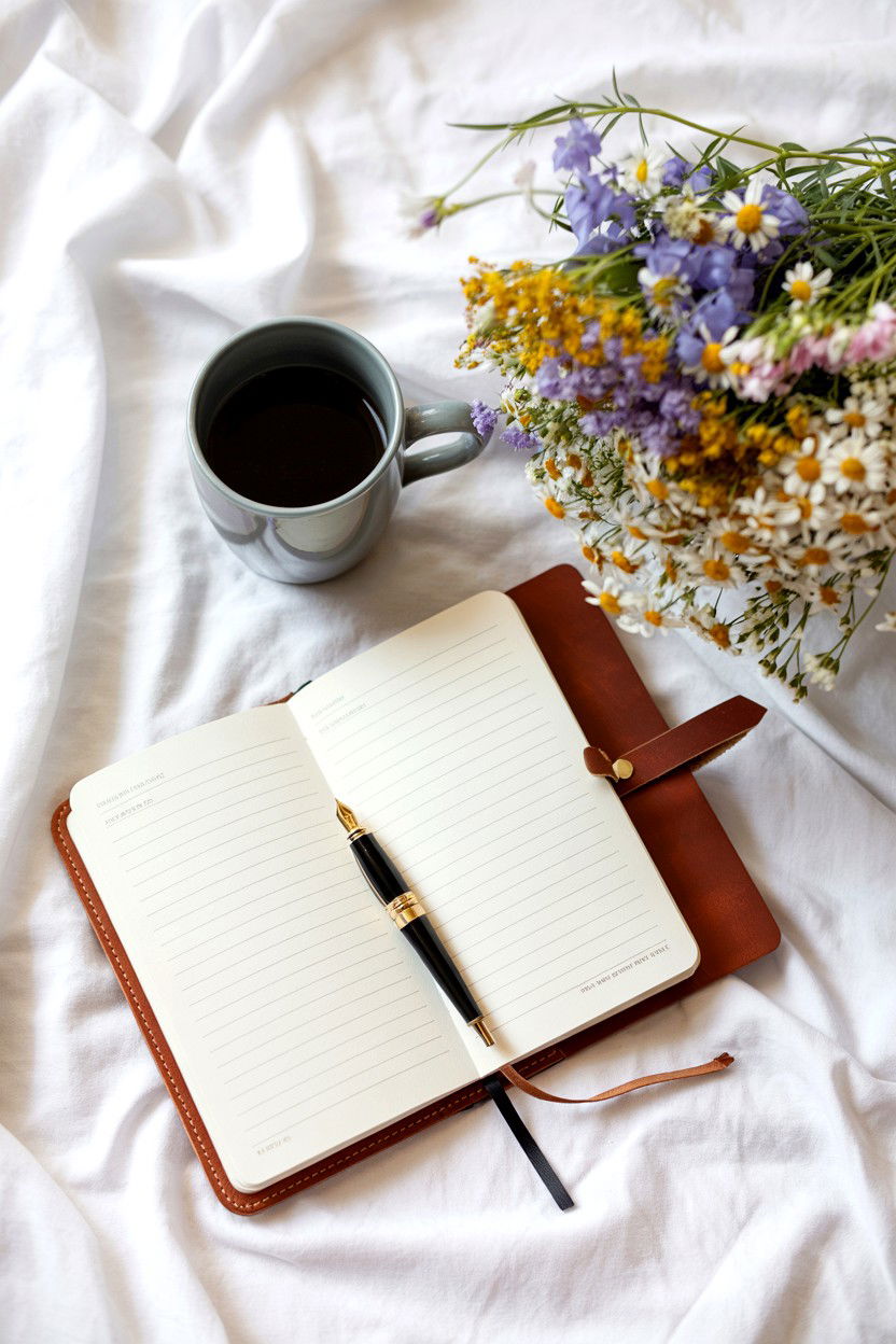 Morning Journaling - 25 Valentine's Day Relaxation Ideas
