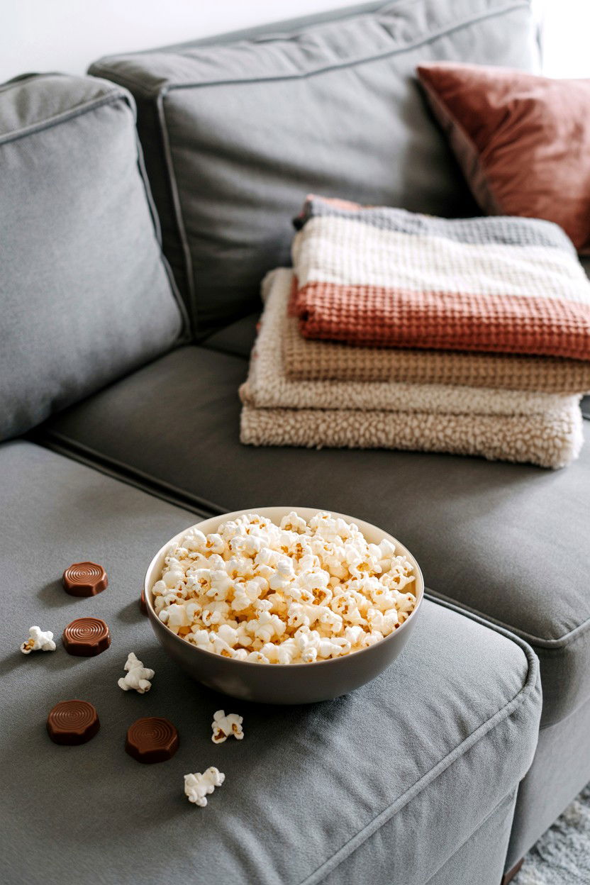 Movie Night At Home - 25 Last Minute Valentine's Day Ideas