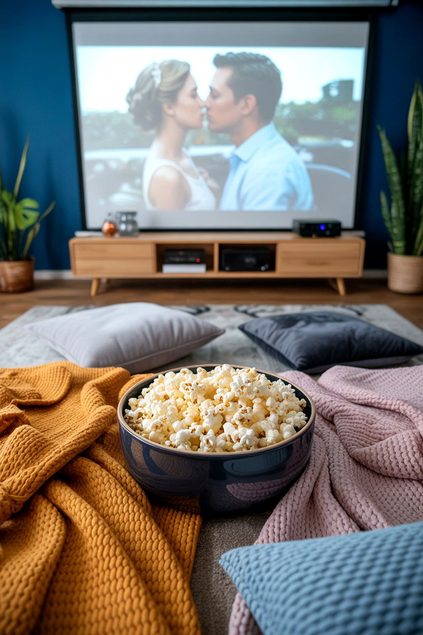 Movie Night Marathon - 25 Valentine's Day Ideas for Parents