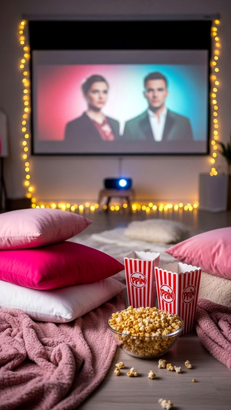 Movie Night Marathon - 25 valentine's day for friends