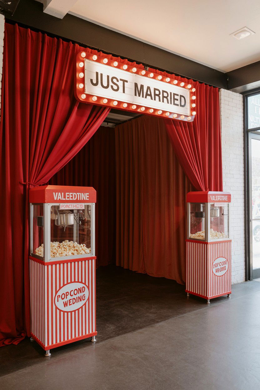 Movie Theater - 25 Valentine's Day Wedding Venue Ideas