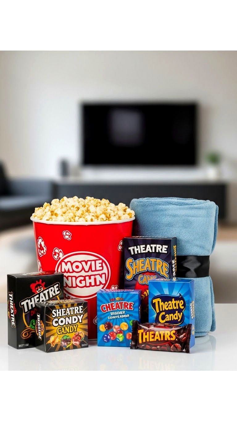 Movie night gift basket - 25 valentine's day gift basket ideas