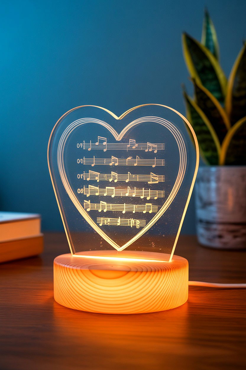 Music Scannable Night Light - 25 Valentine's Day Playlist Gift Ideas
