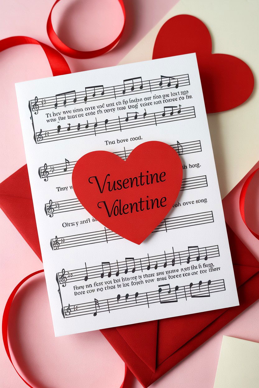 Music Valentine Card - 25 Valentine's Day Cards for Parents