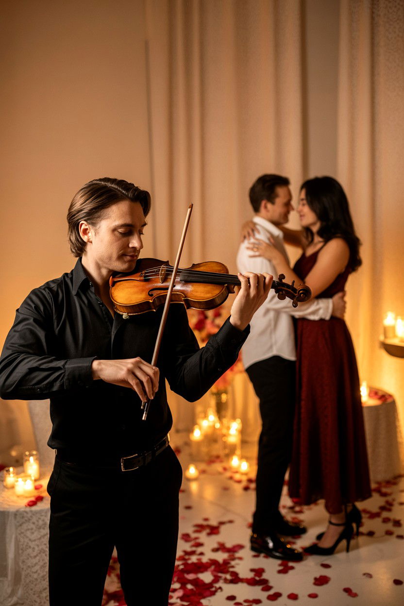 Musical Serenade - 25 Valentine's Day Surprise Ideas for Wife