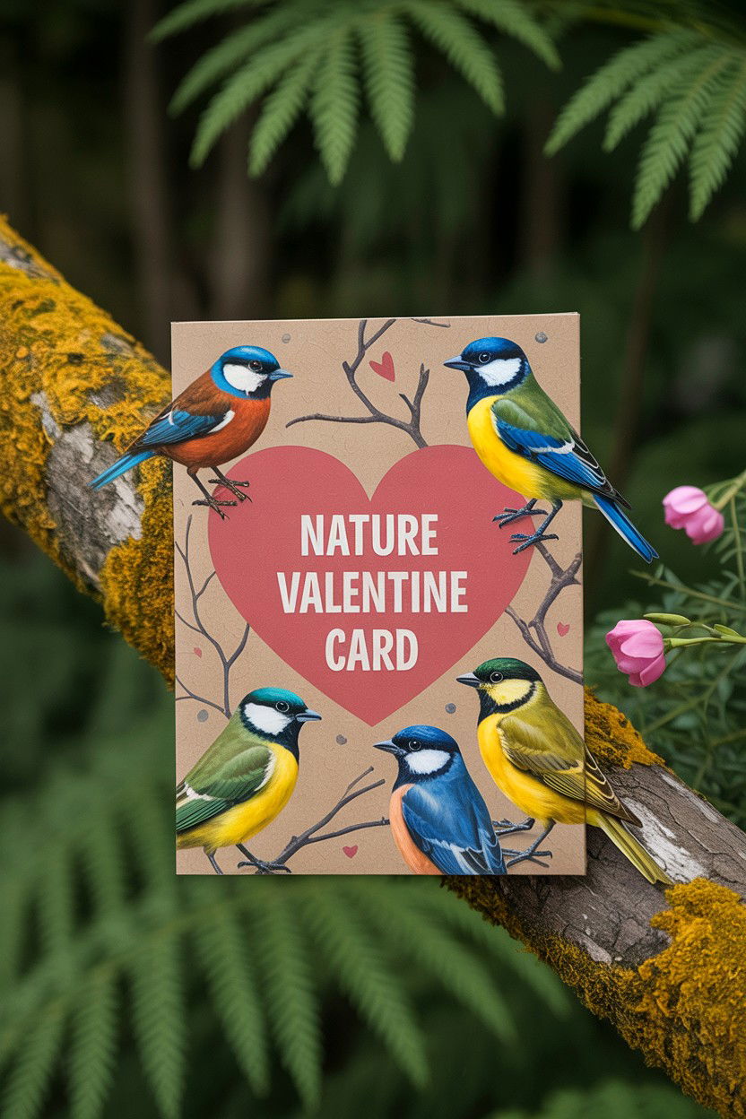 Nature Valentine Card - 25 Valentine's Day Cards for Parents
