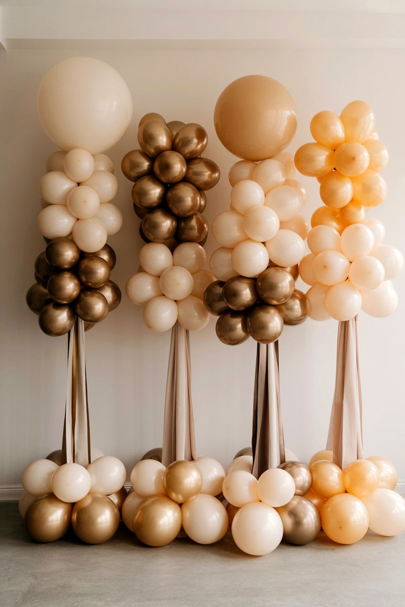 Neutral Color Balloon - 25 Boho Valentine's Day Ideas