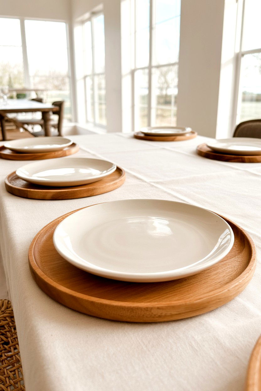 Neutral Farmhouse Table - 25 Farmhouse Valentine's Day Table Ideas