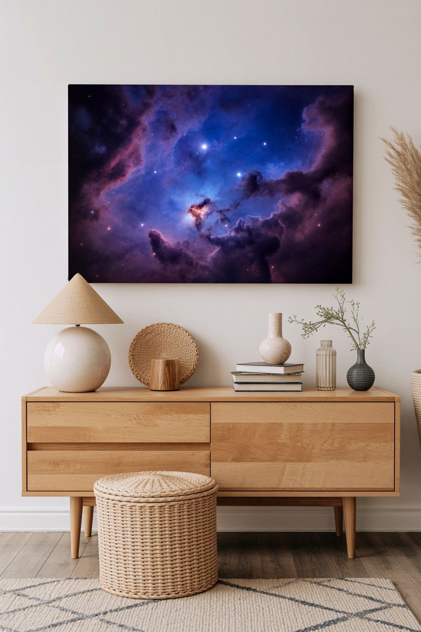 Night Sky Canvas Print - 25 Valentine's Day Star Map Ideas
