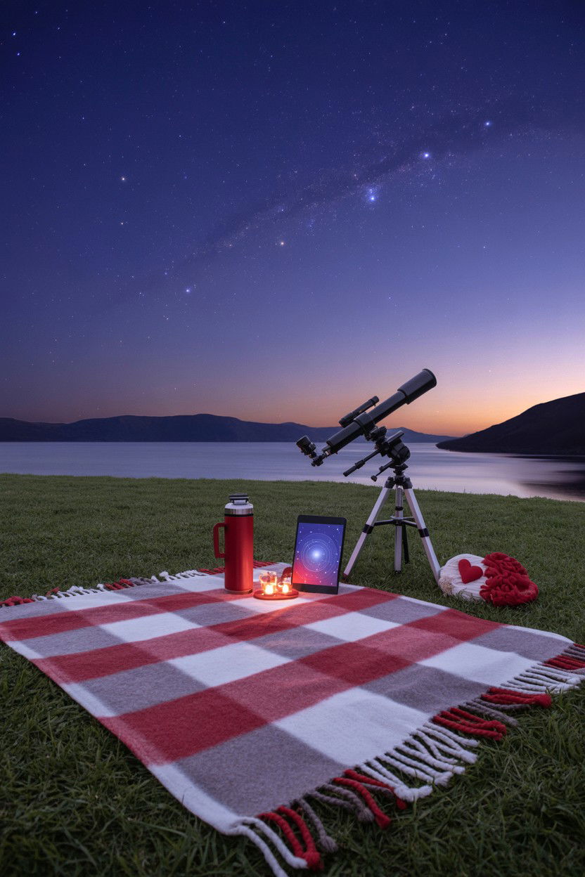 Night Sky Stargazing - 25 Valentine's Day Sweet Surprise Ideas