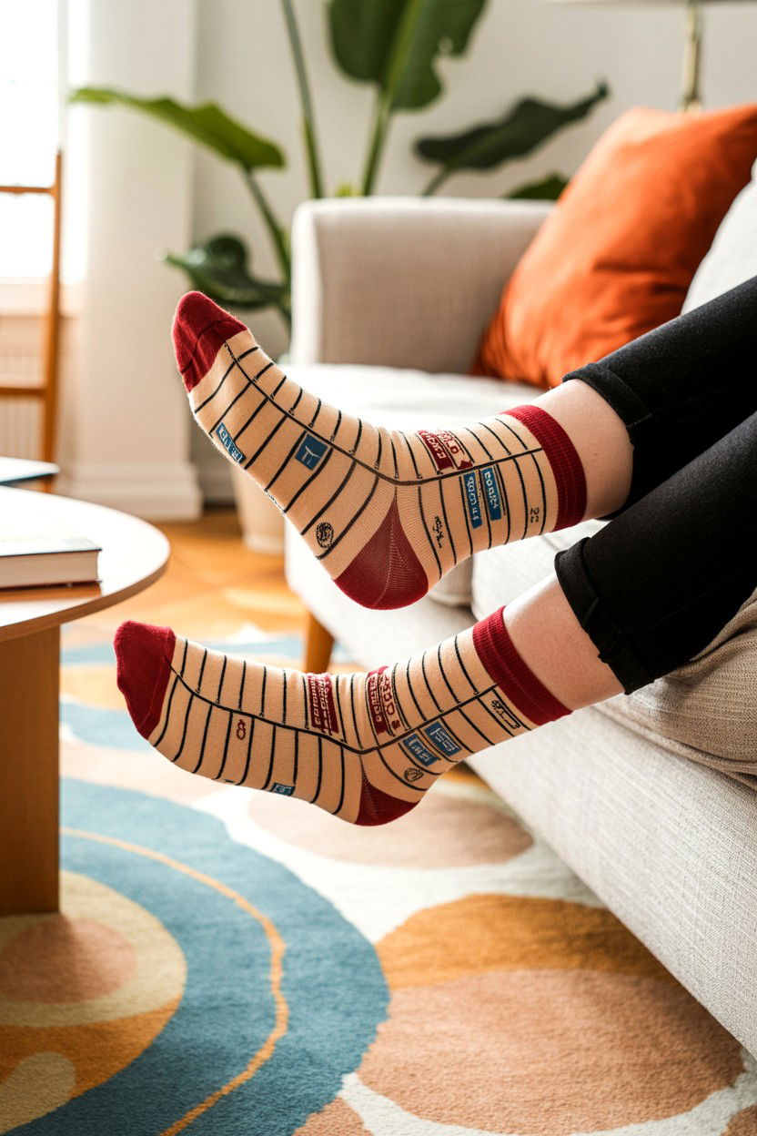 Novelty Bookish Socks - 25 Book Lover Valentine's Day Gifts