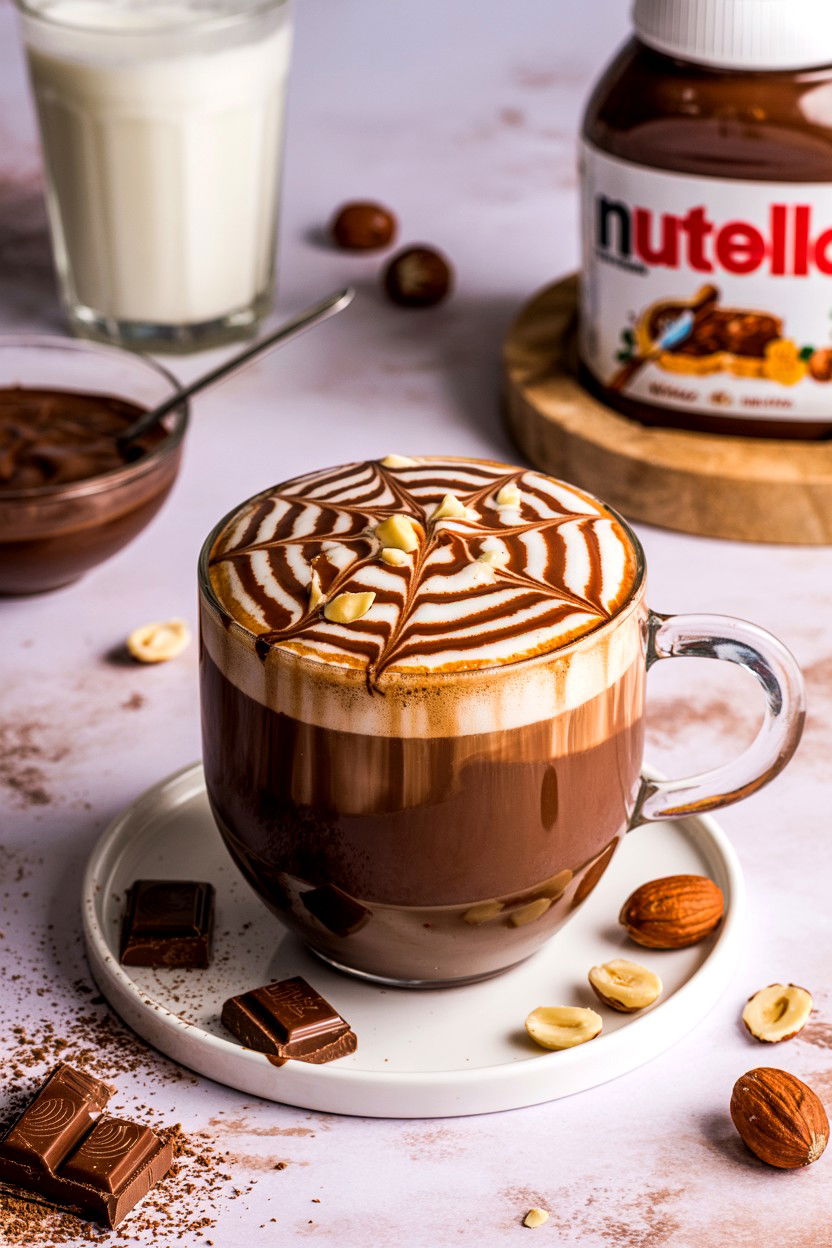 Nutella Latte - 25 Valentine's Day Espresso Drink Ideas