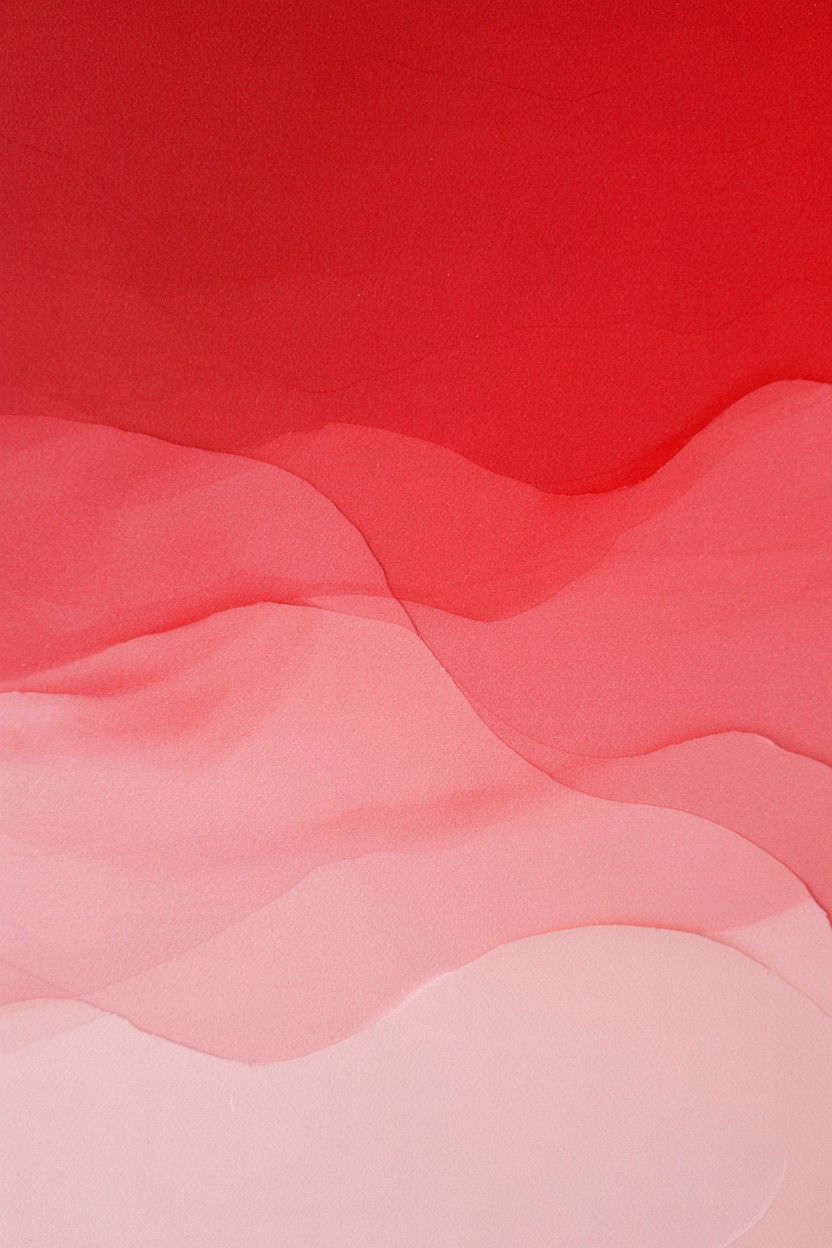 Ombre Effect Card - 25 Modern Valentine's Day Card Ideas