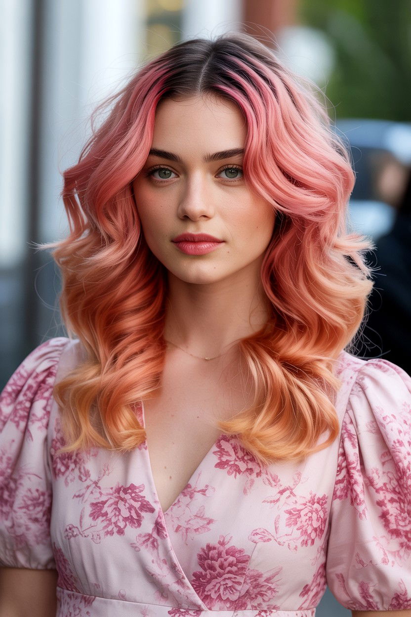 Ombre Pink Hair - 25 Valentine's Day Hair Color Ideas