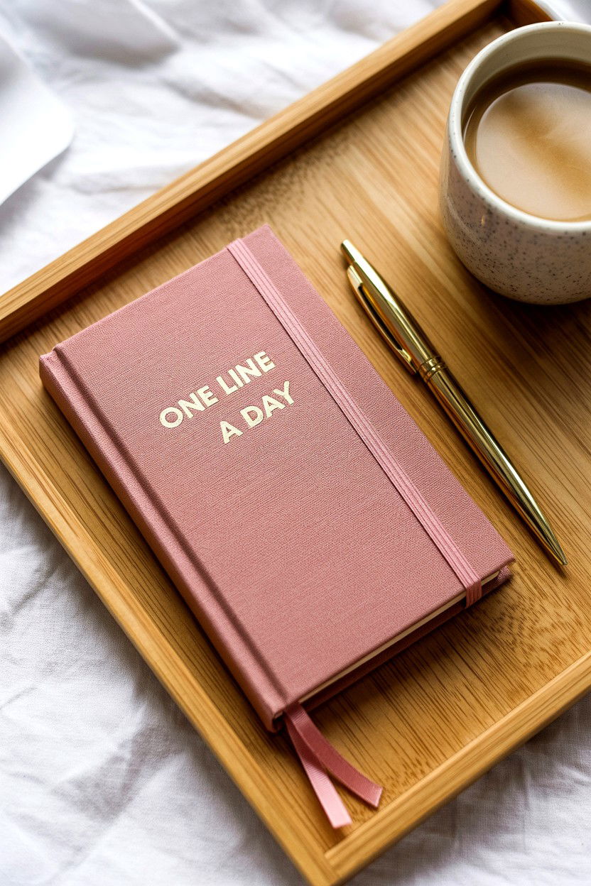 One Line A Day Journal - 25 Cheap Valentine's Day Gifts for Girlfriend