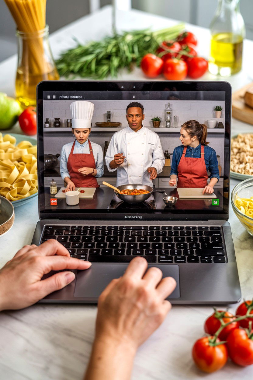 Online Cooking Class - 25 Long Distance Valentine's Day Countdown Ideas