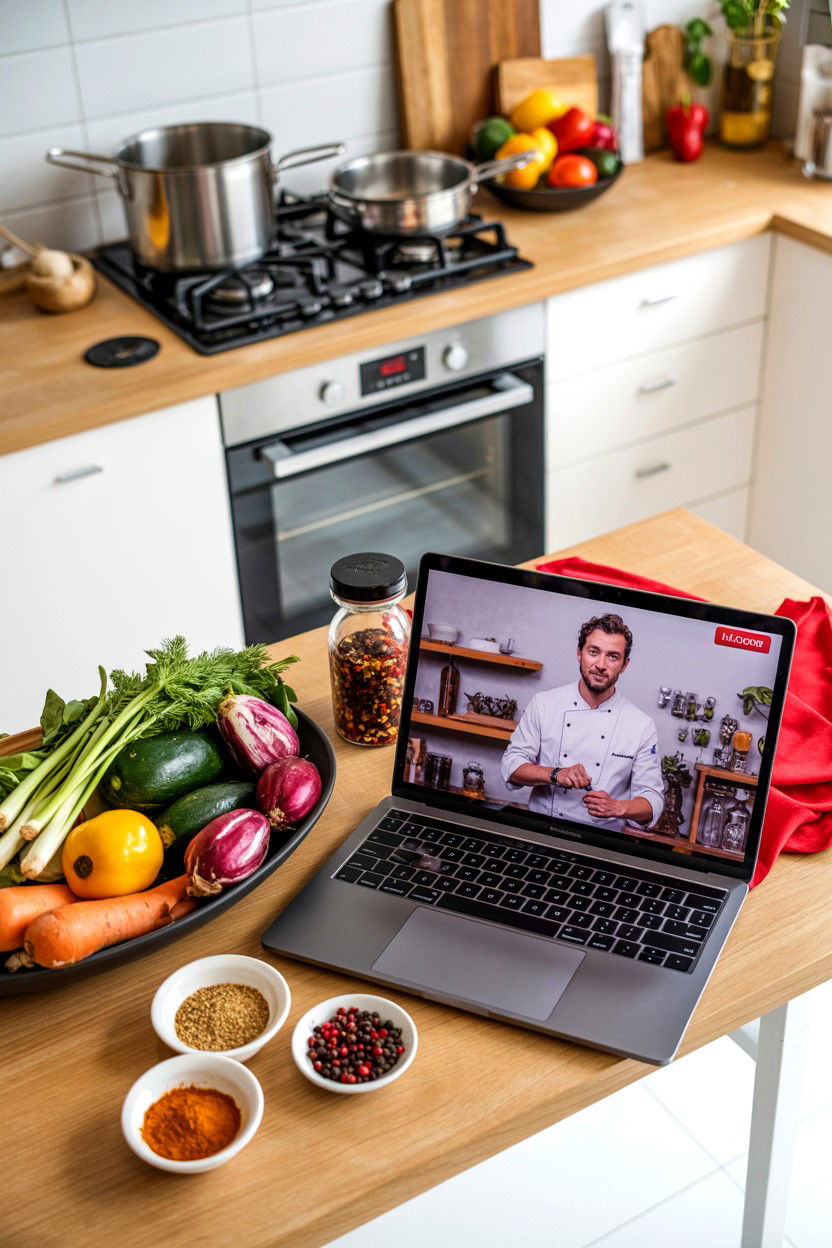 Online Cooking Class - 25 Single Valentine's Day Ideas