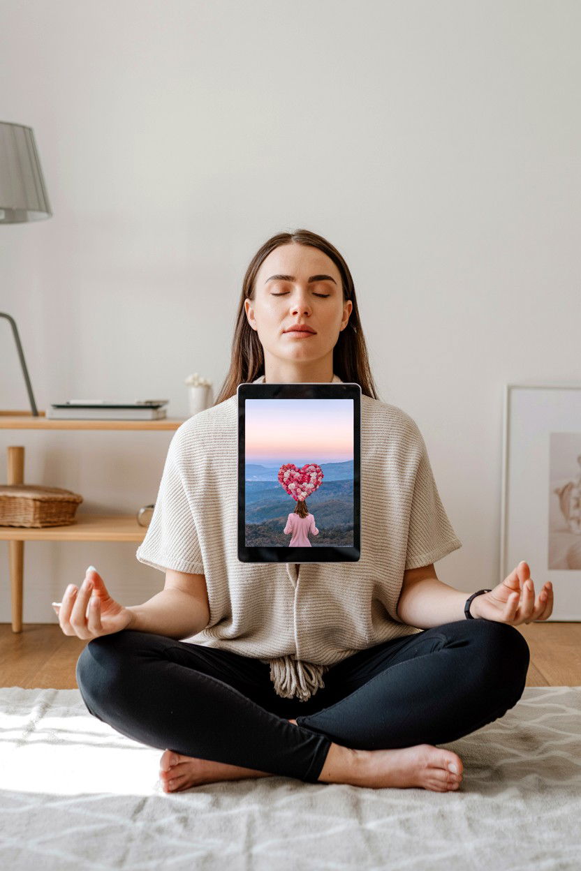 Online Meditation Session - 25 Virtual Valentine's Day Ideas