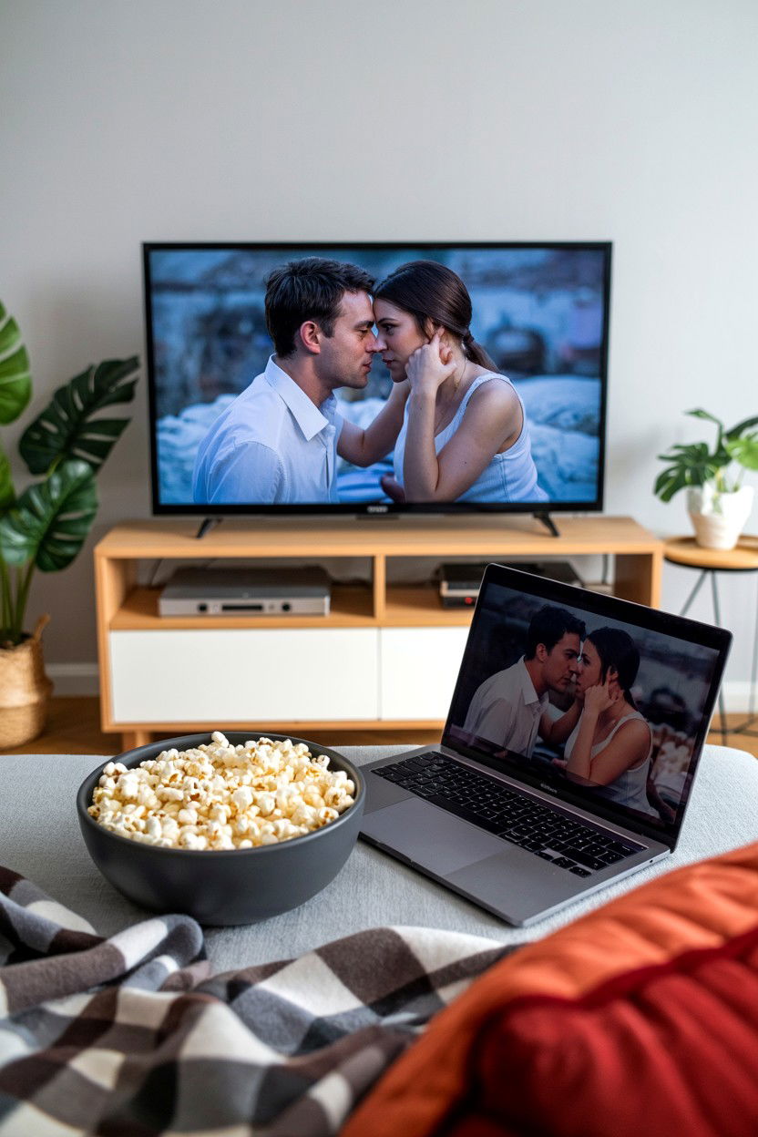 Online Movie Night - 25 Long Distance Valentine's Day Countdown Ideas