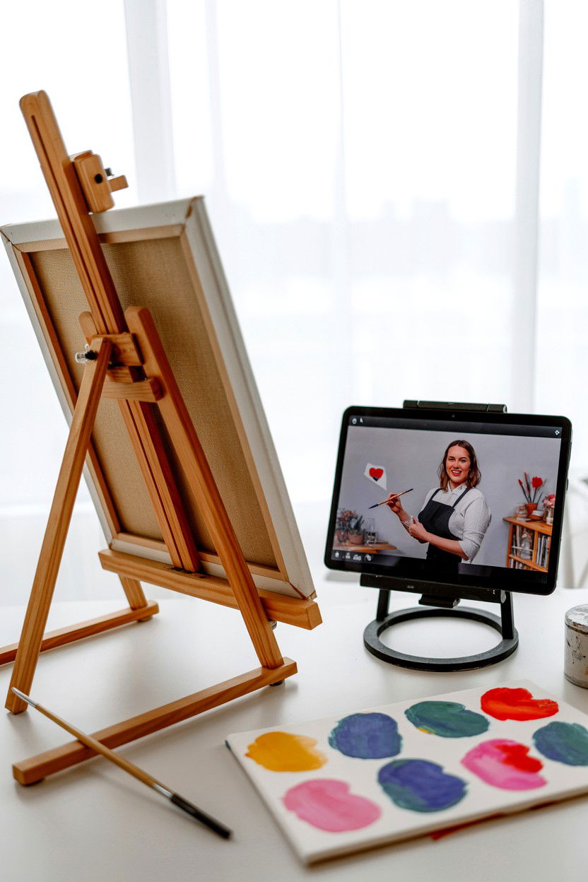 Online Painting Workshop - 25 Virtual Valentine's Day Ideas