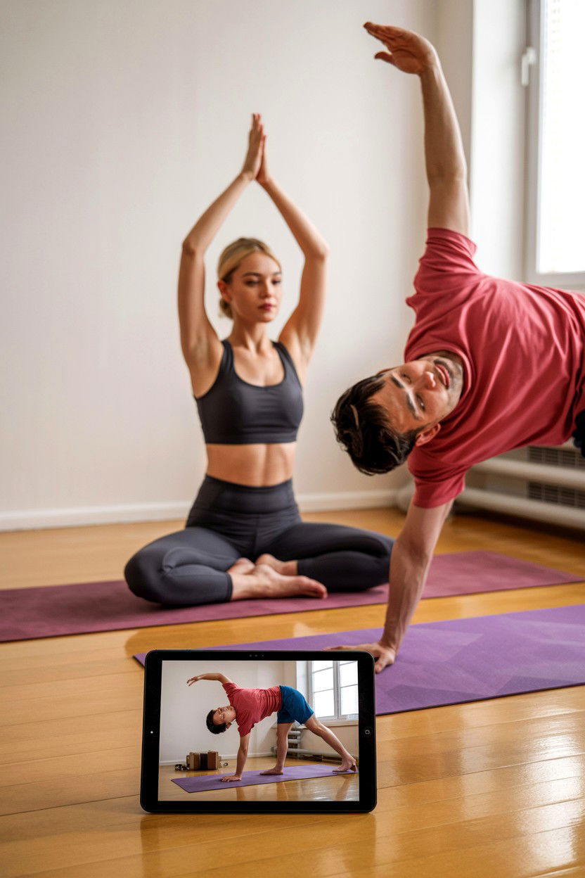 Online Yoga Class - 25 Virtual Valentine's Day Ideas