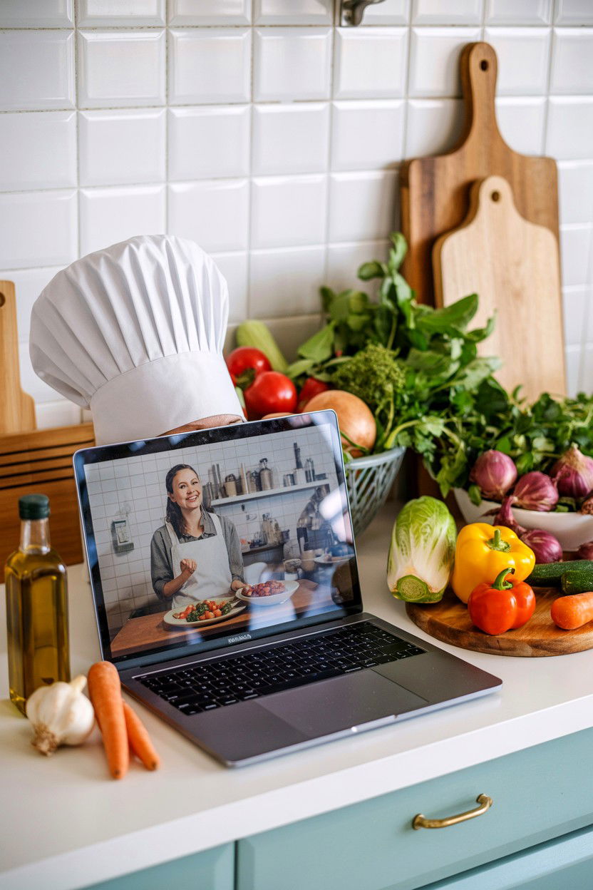 Online cooking class - 25 Long Distance Valentine's Day Surprise Ideas