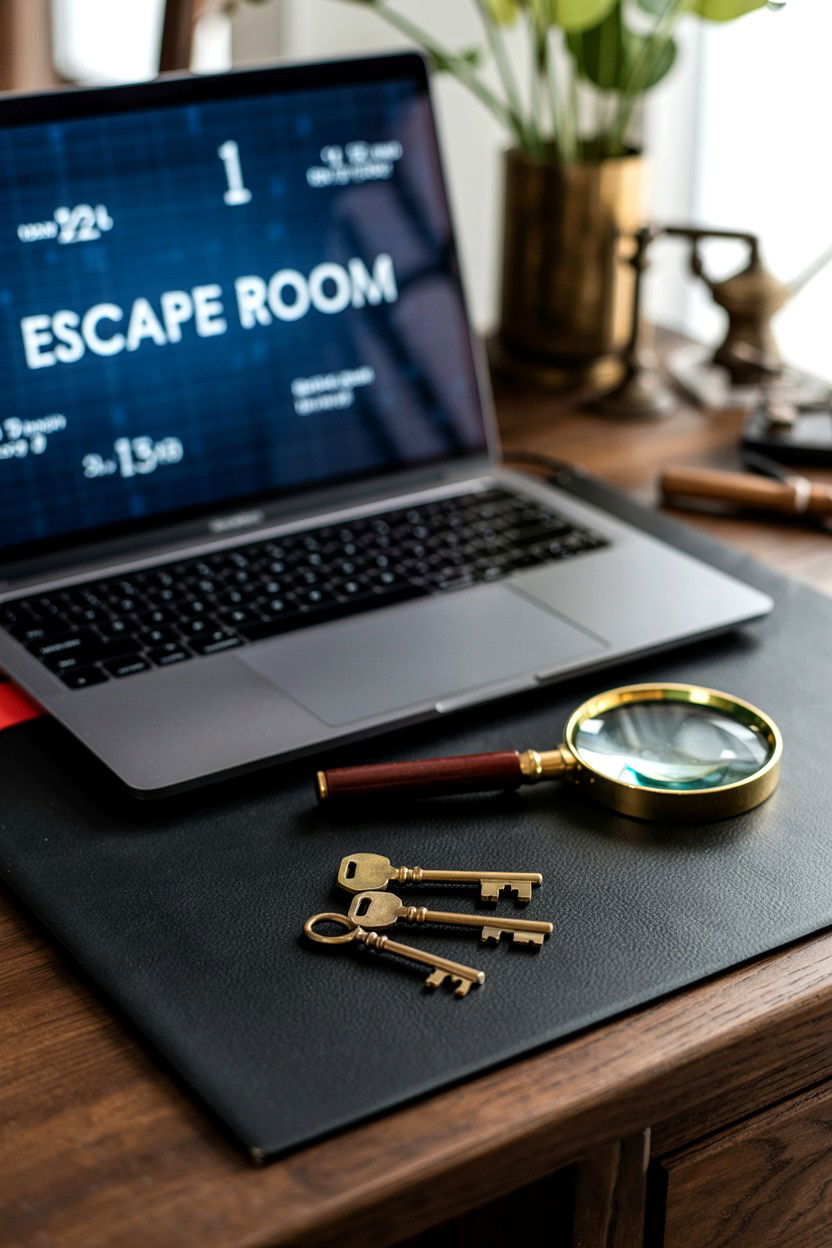 Online escape room - 25 Valentine's Day Virtual Experience Ideas