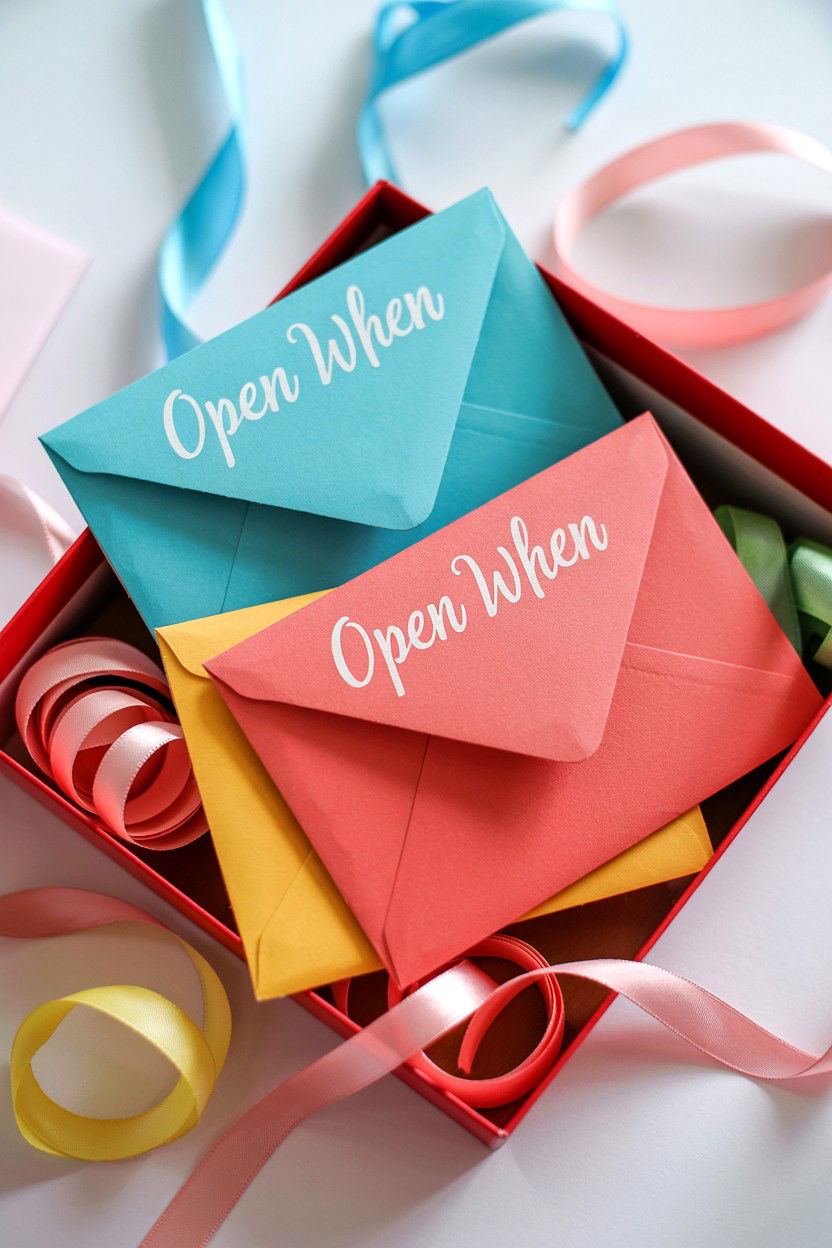 Open When Envelopes - 25 Valentine's Day Gifts for Long Distance Partner