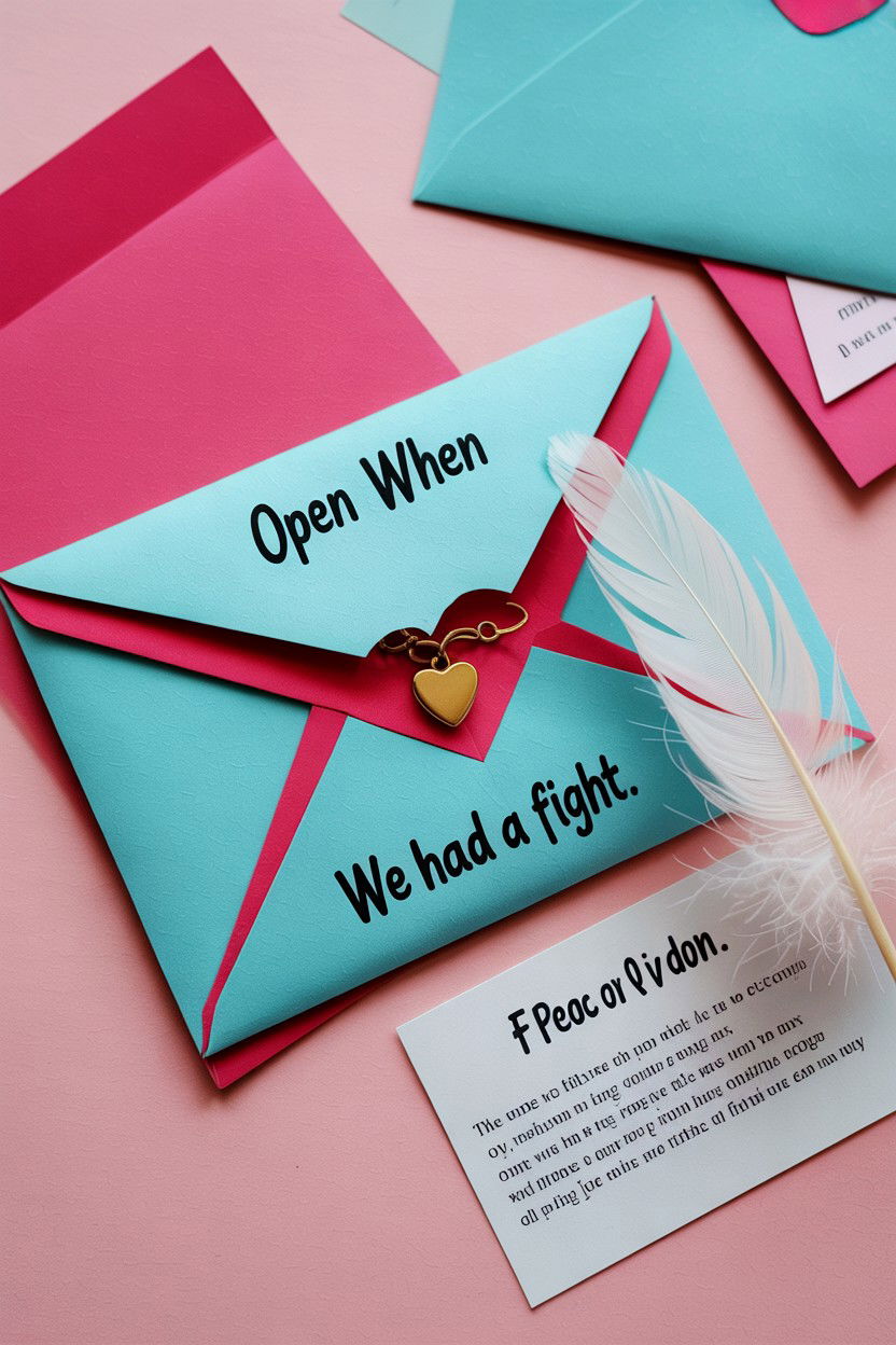 Open When We Had A Fight - 25 Open When Letters Ideas for Boyfriend