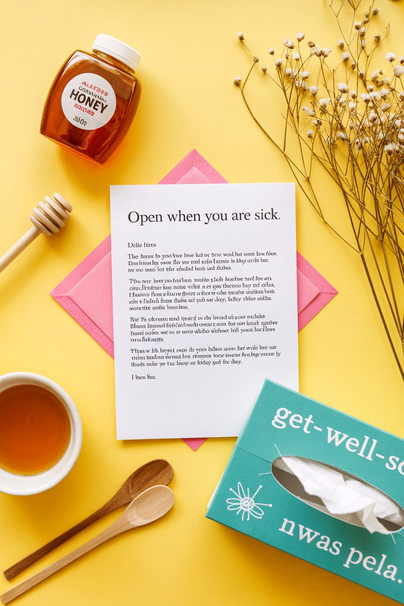 Open When You Are Sick - 25 Open When Letters Ideas for Boyfriend