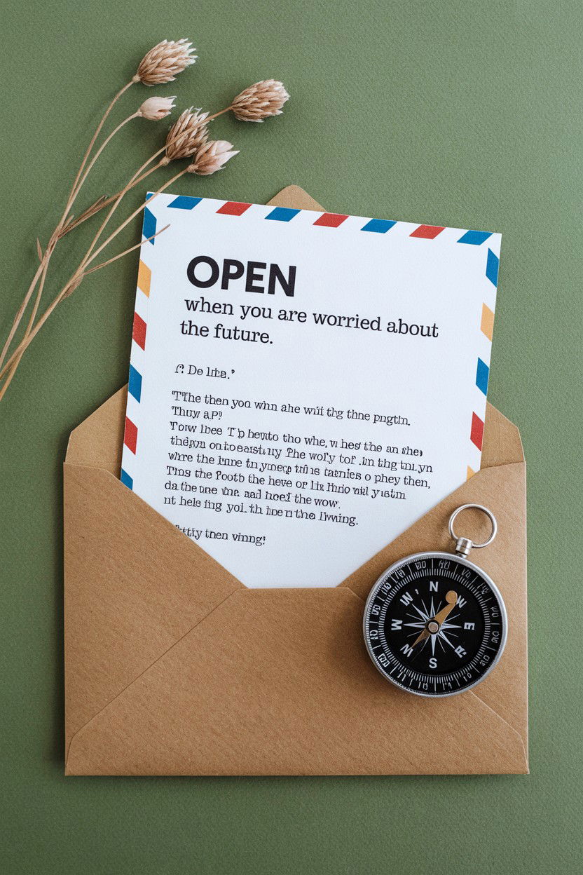 Open When You Are Worried About The Future - 25 Open When Letters Ideas for Boyfriend