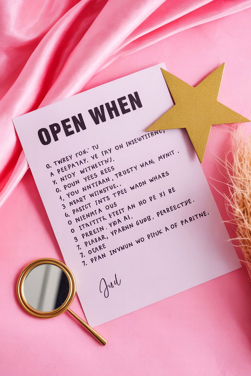 Open When You Feel Insecure - 25 Open When Letters Ideas for Boyfriend