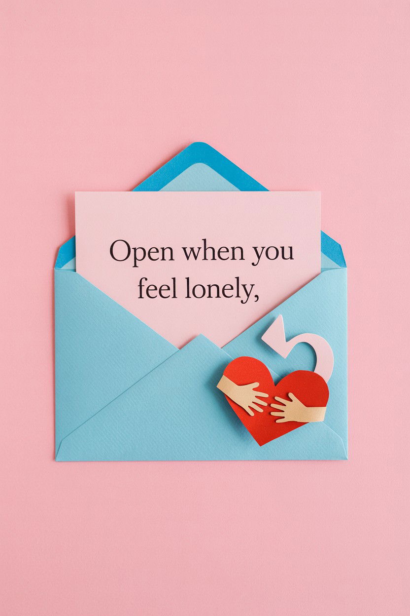 Open When You Feel Lonely - 25 Open When Letters Ideas for Boyfriend
