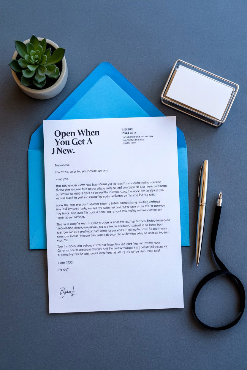 Open When You Get A New Job - 25 Open When Letters Ideas for Boyfriend