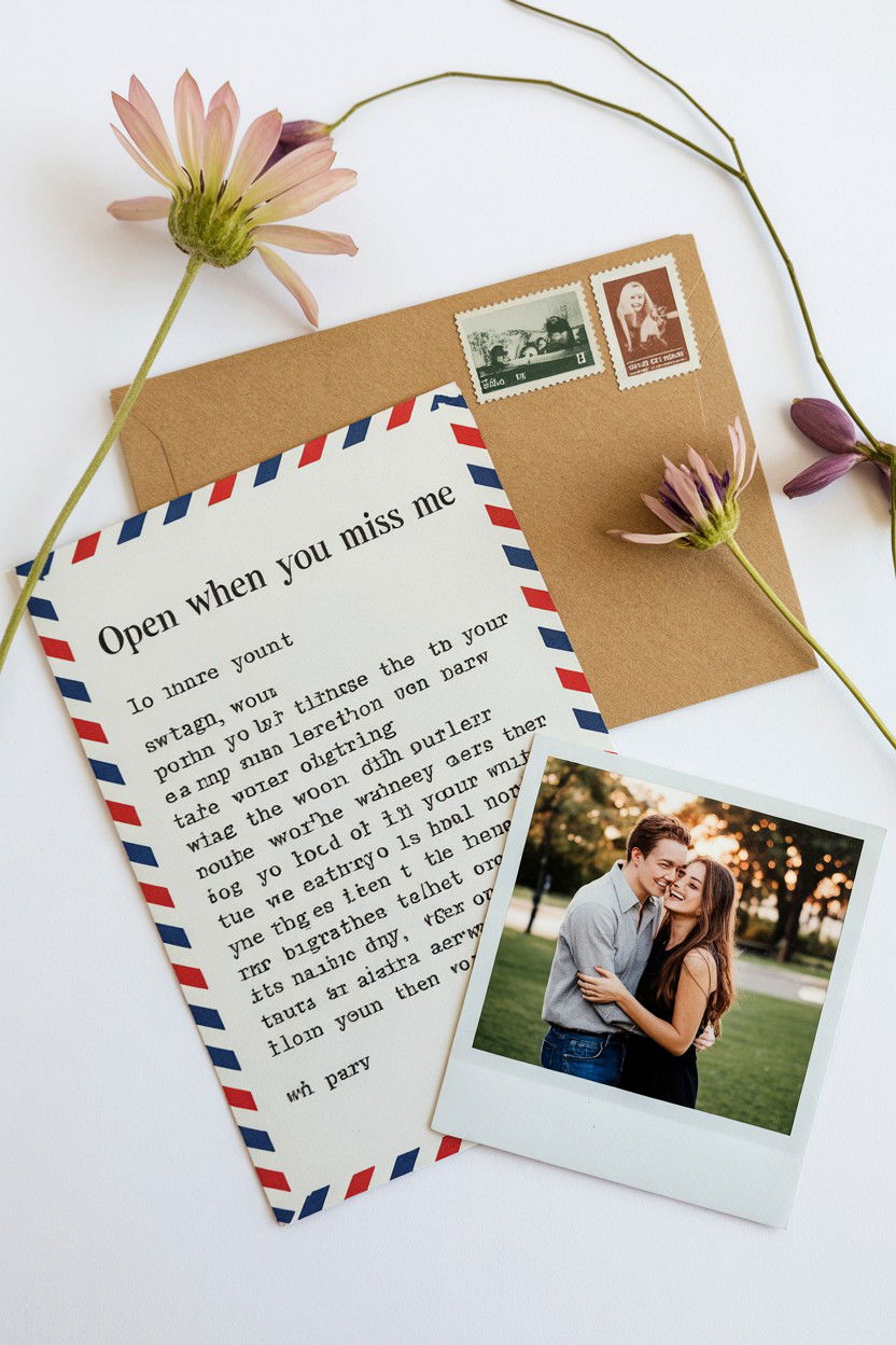 Open When You Miss Me - 25 Open When Letters Ideas for Boyfriend
